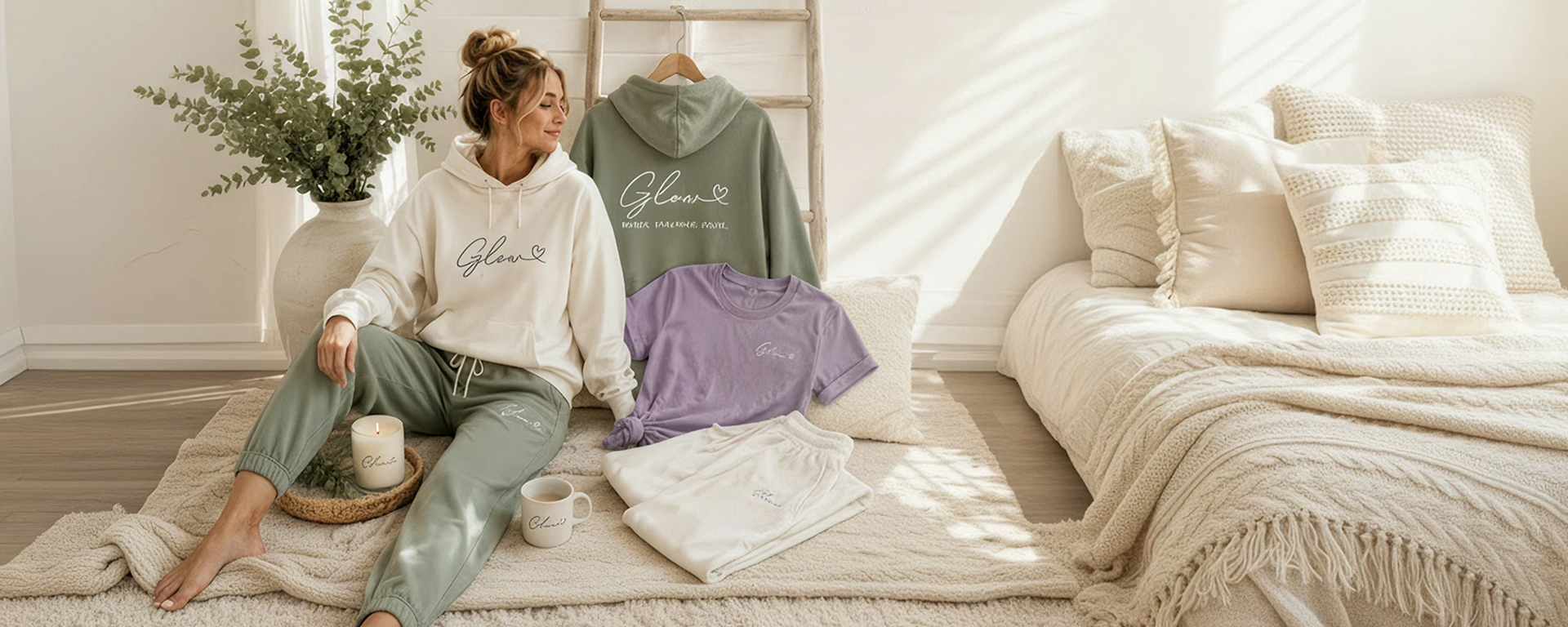 Glow Emotion apparel collection banner