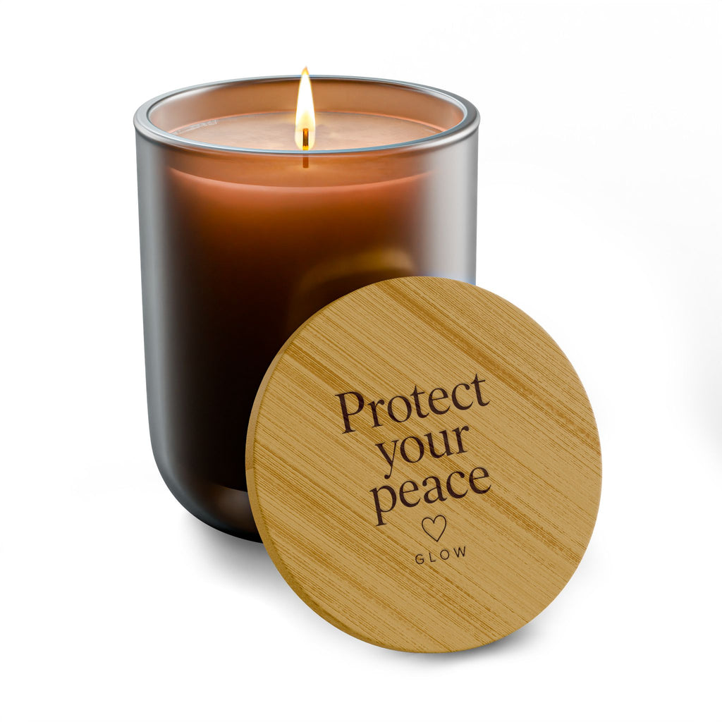 Engraved "Protect Your Peace" 14oz Scented Soy Candle