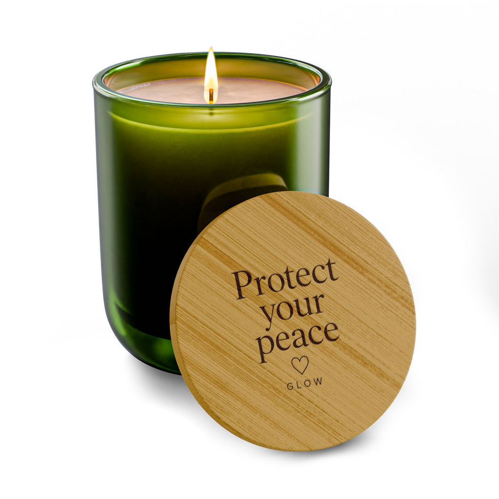 Engraved "Protect Your Peace" 14oz Scented Soy Candle