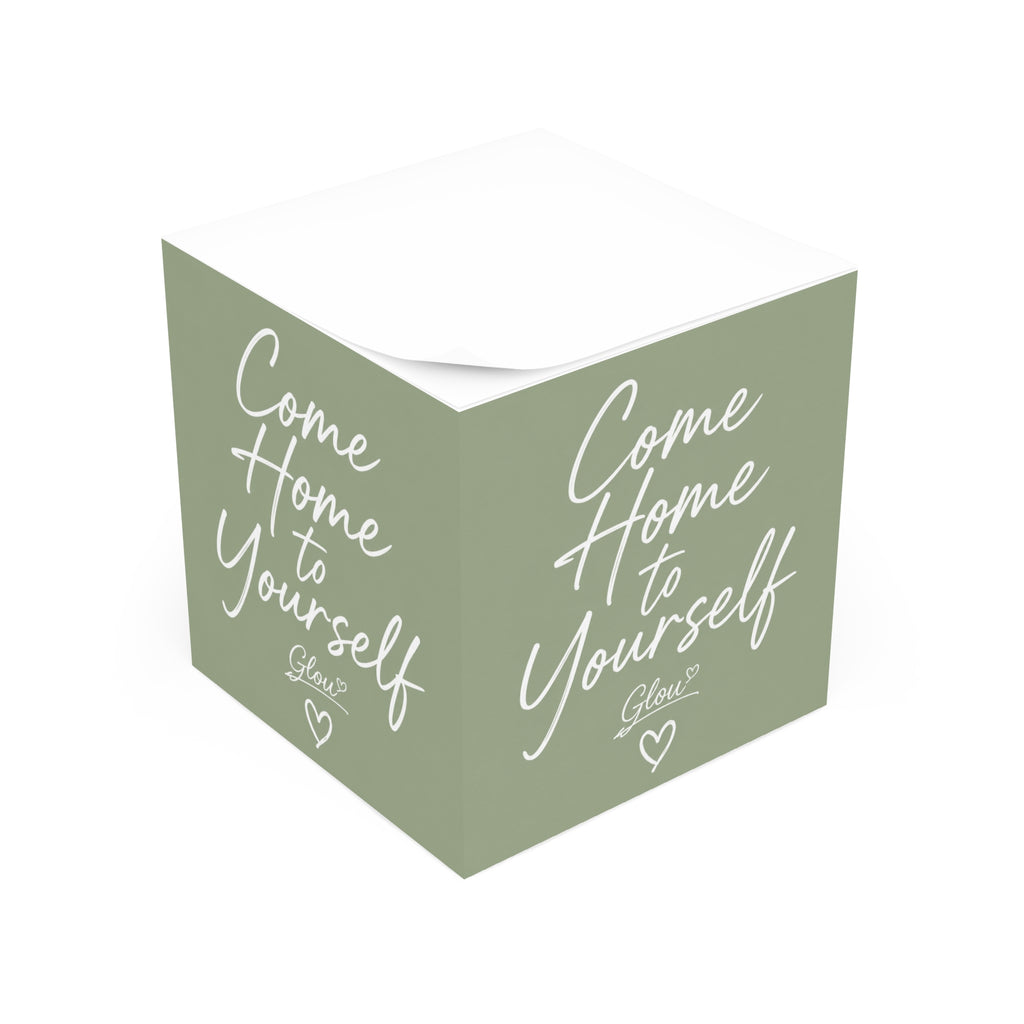 Come Home to Yourself Note Cube