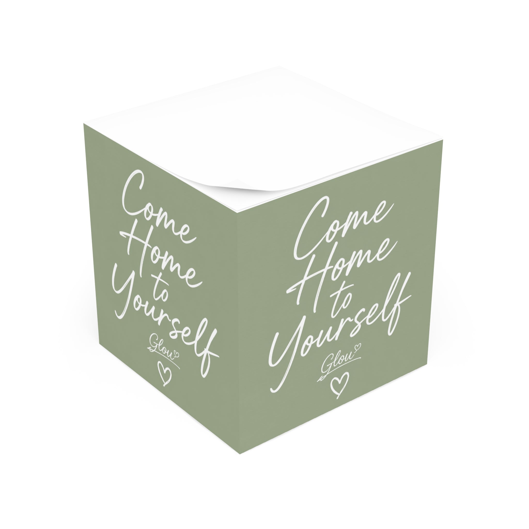 Come Home to Yourself Note Cube