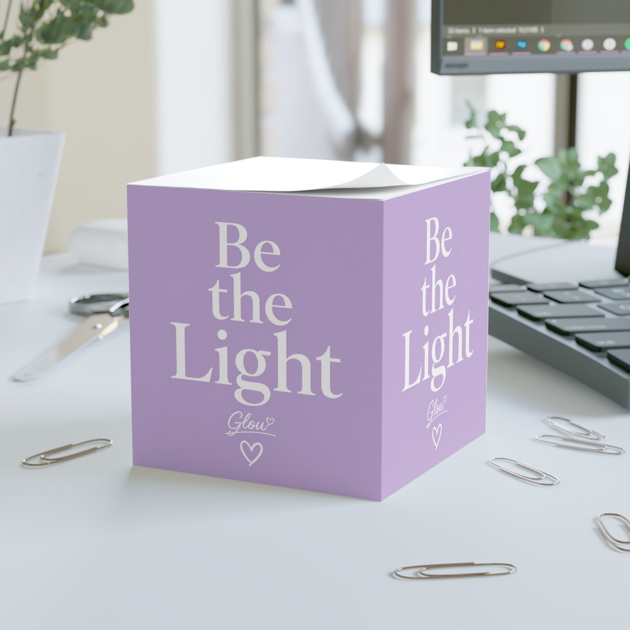 Be the Light Note Cube