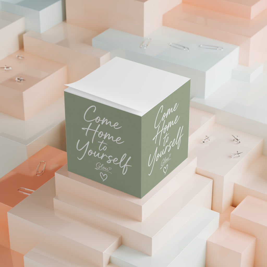 Come Home to Yourself Note Cube