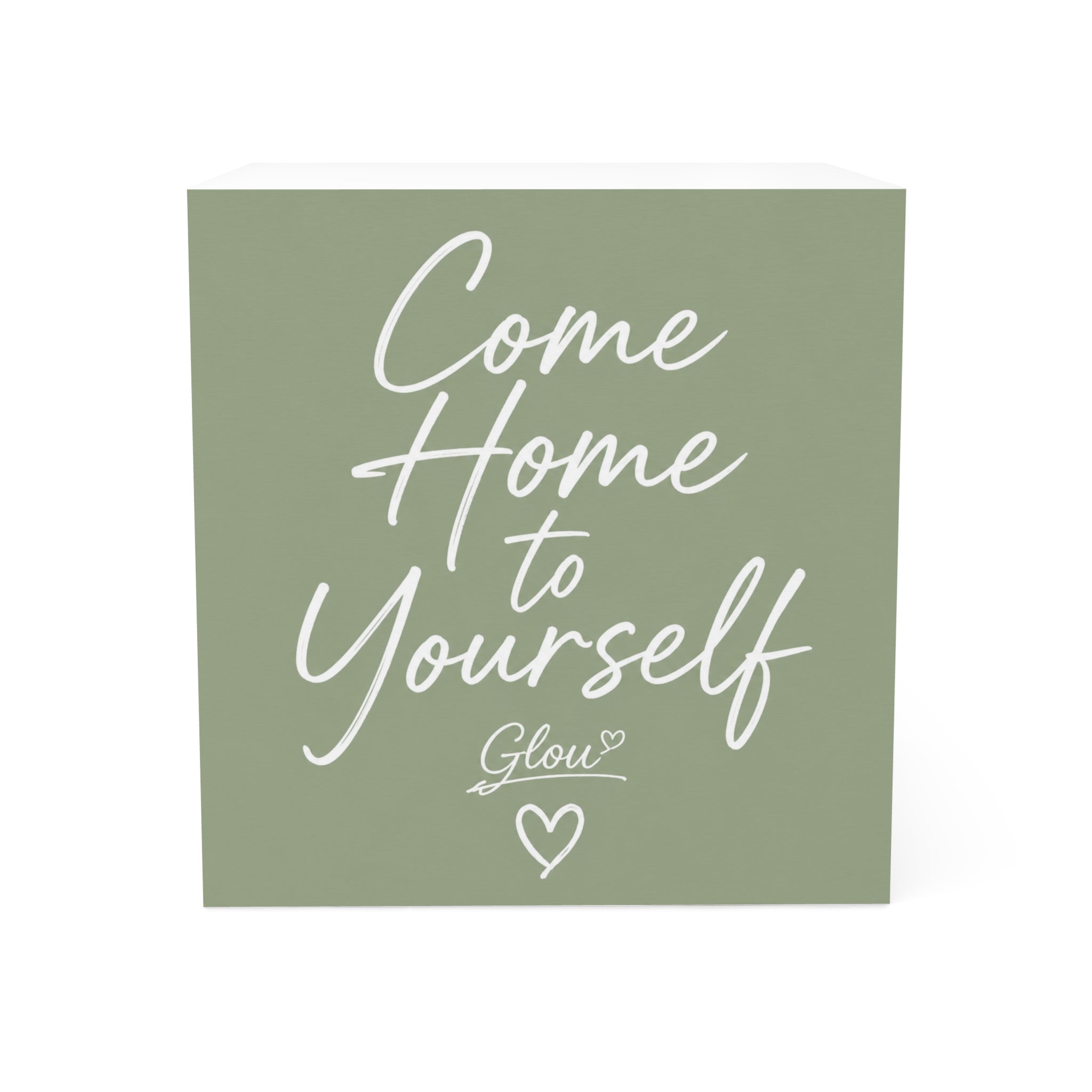 Come Home to Yourself Note Cube