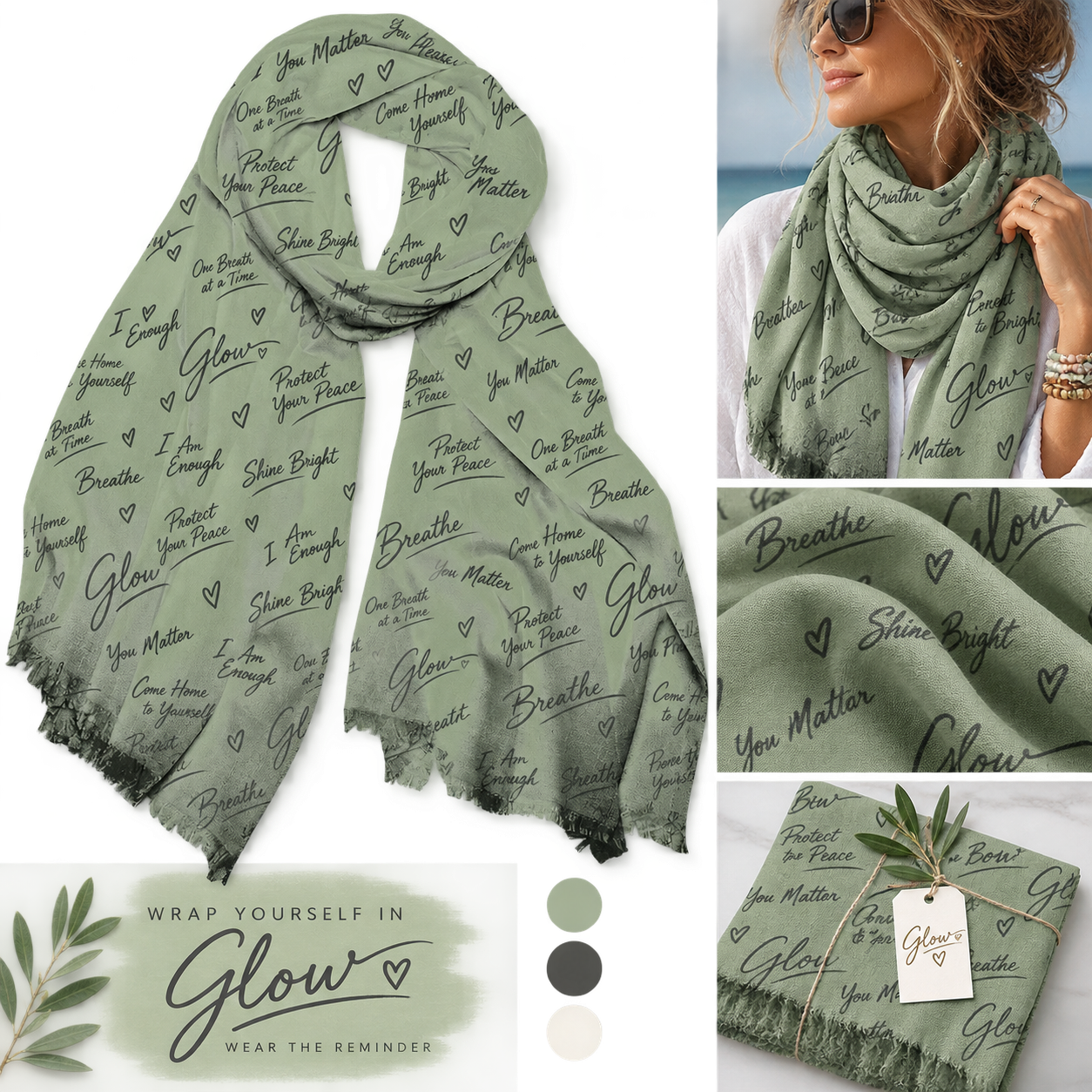 Glow Within Pashmina Scarf