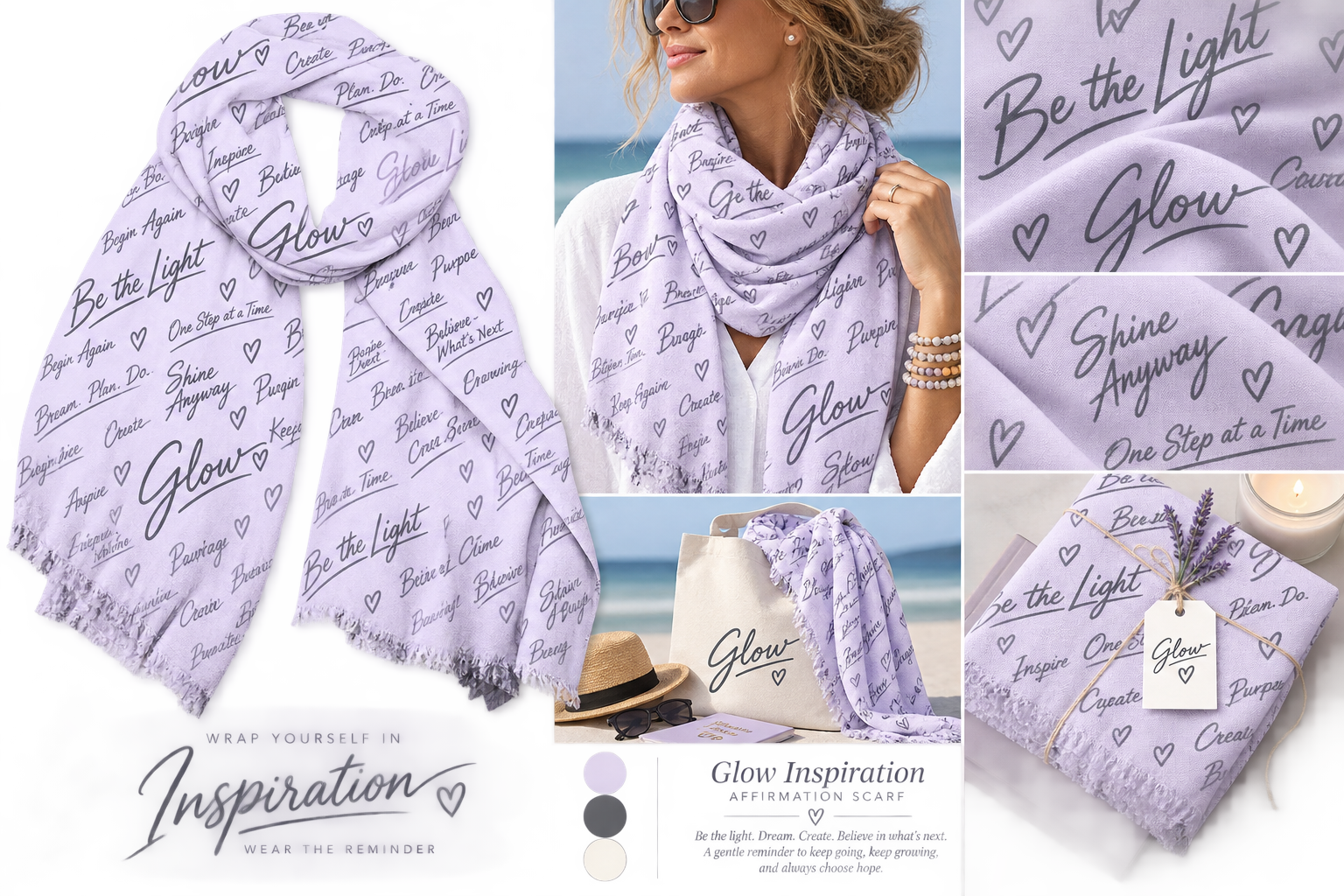 Glow Inspiration Pashmina Scarf