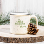 A Quiet Moment Mug - Speckled Cream 13oz