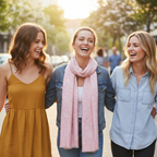 Good Energy Scarf Blush Pink Girls