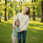 Grateful Sweatshirt - Mom & Daughter