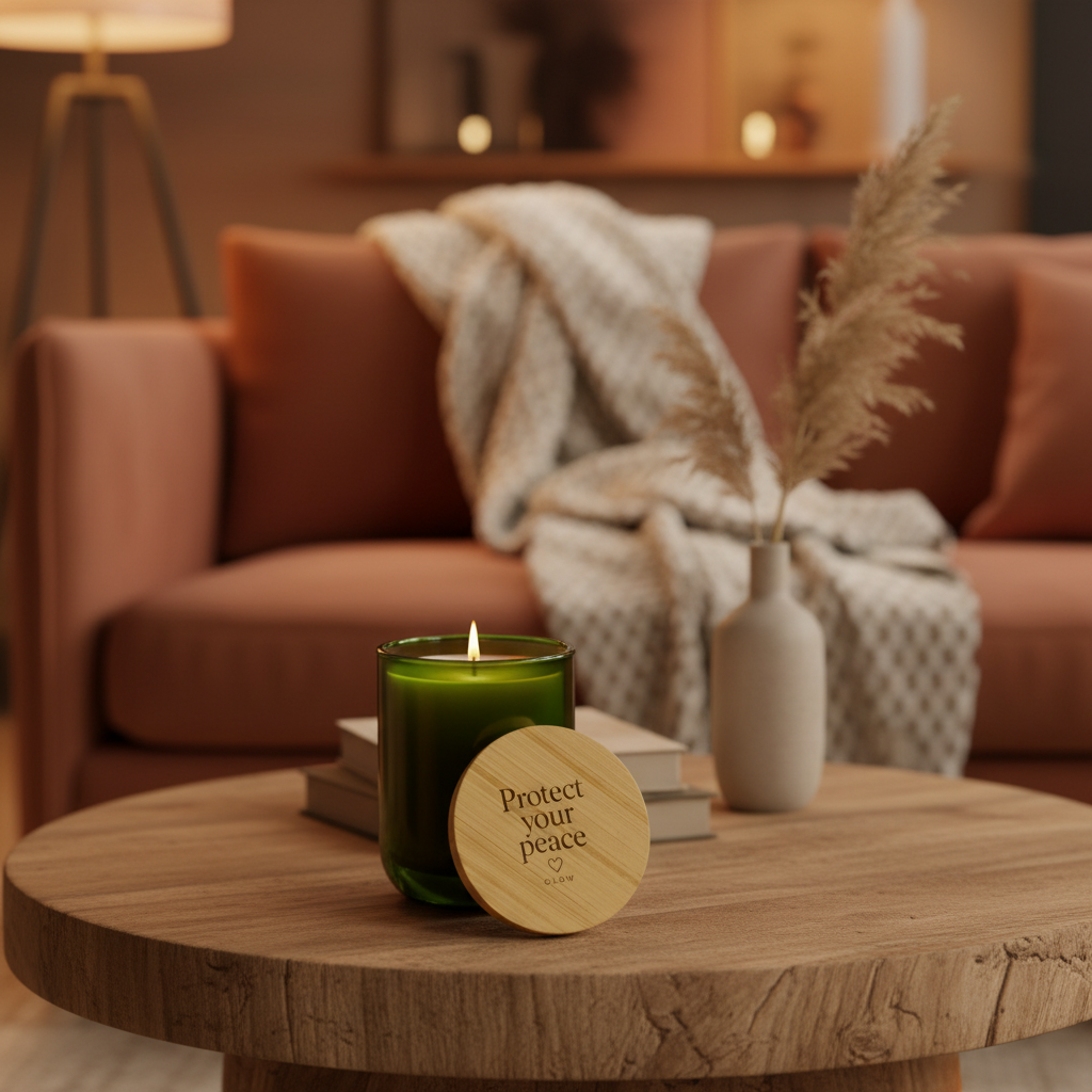 Protect Your Peace Candle Living Room