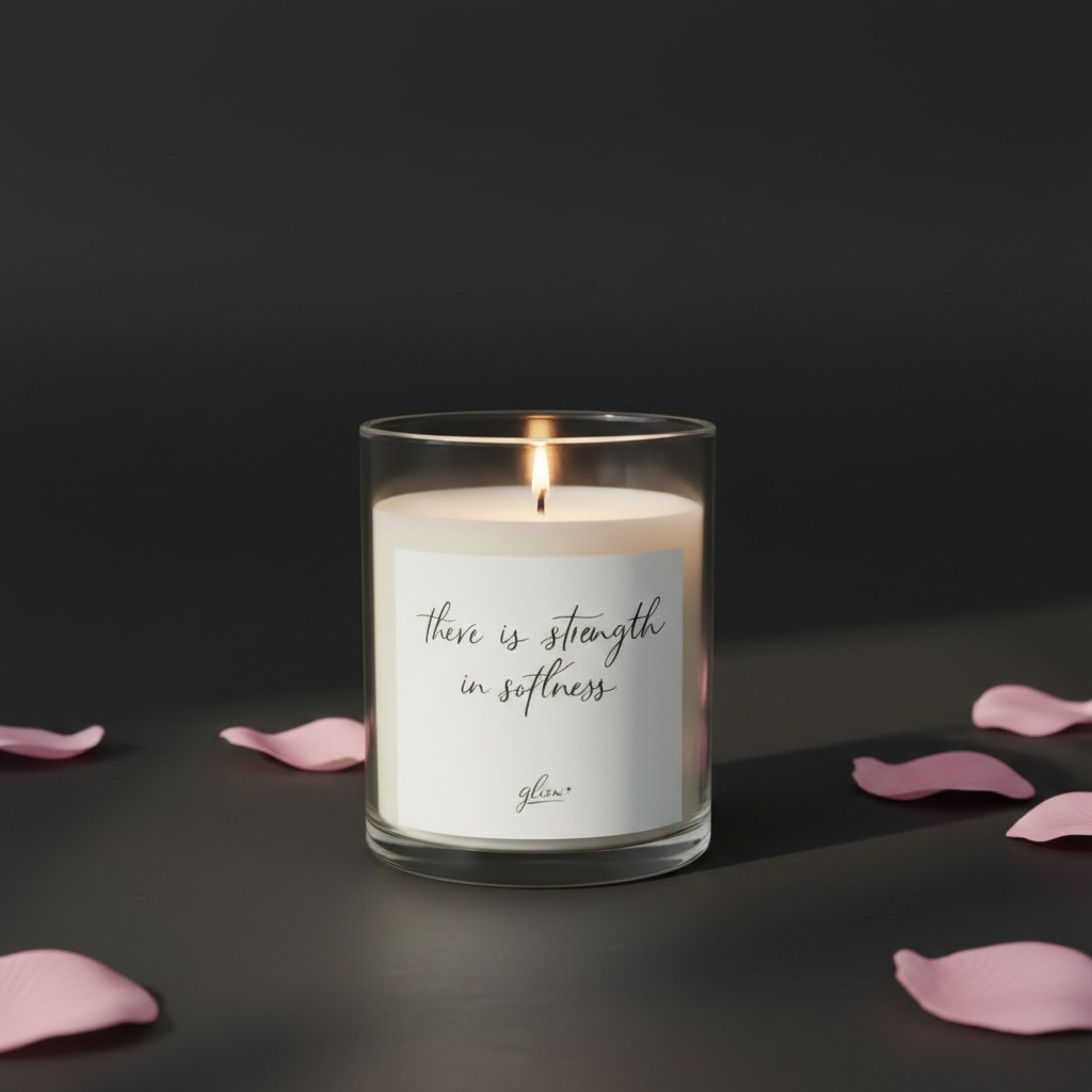 Strength In Softness Candle - Dark