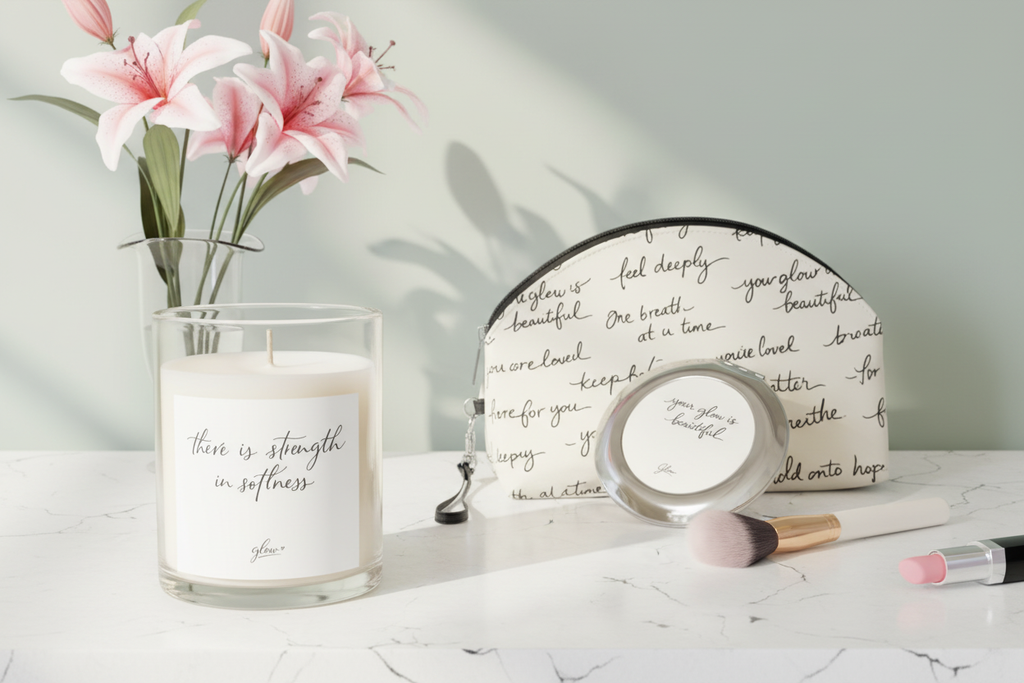 Strength in Softness Candle lifestyle