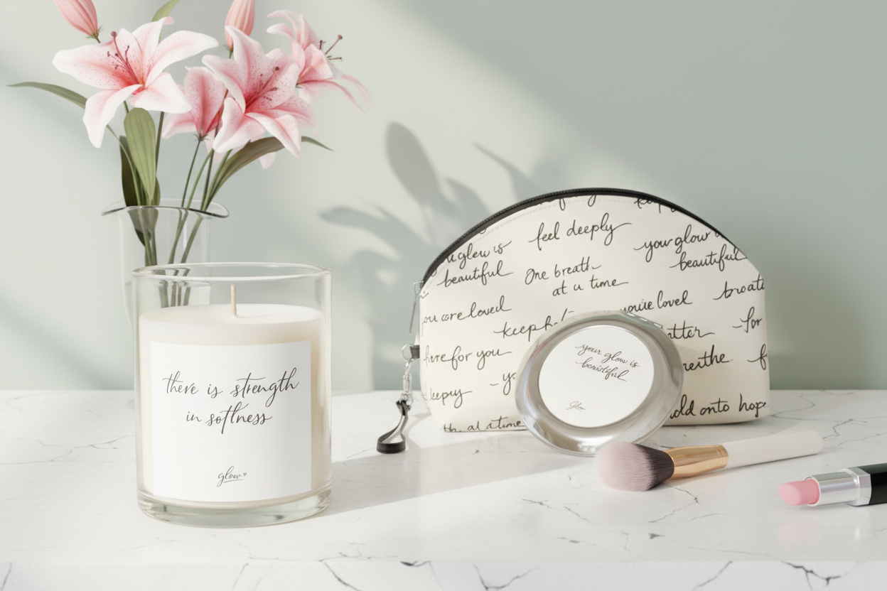 Strength in Softness Candle lifestyle